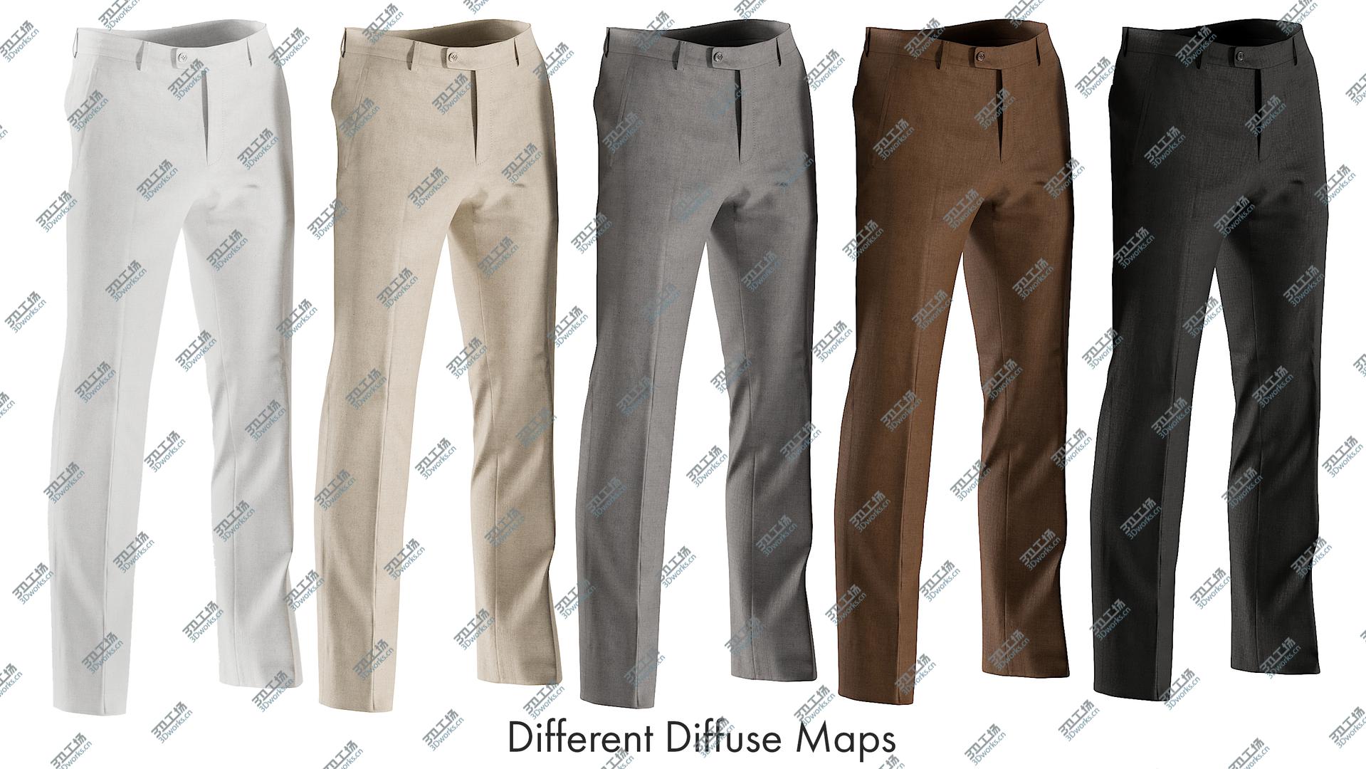 images/goods_img/2021040233/Men's Trousers 1 3D model/2.jpg